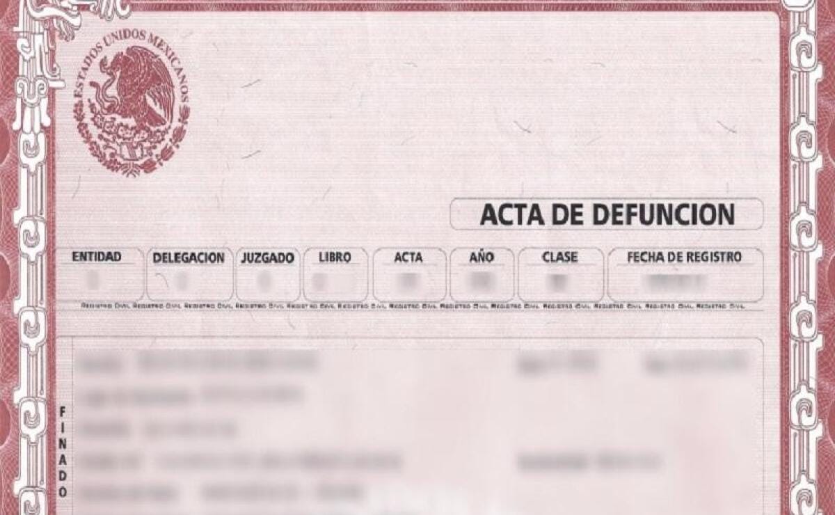 Cómo puedo obtener un acta de defunción en México