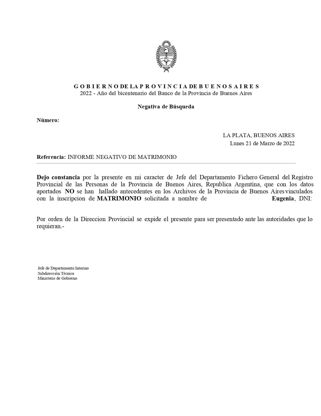 Cómo puedo obtener un certificado de matrimonio en Argentina