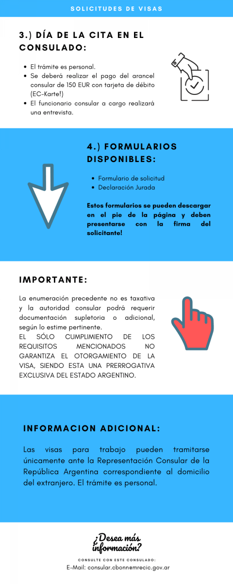 Cómo puedo solicitar una visa de trabajo en Argentina