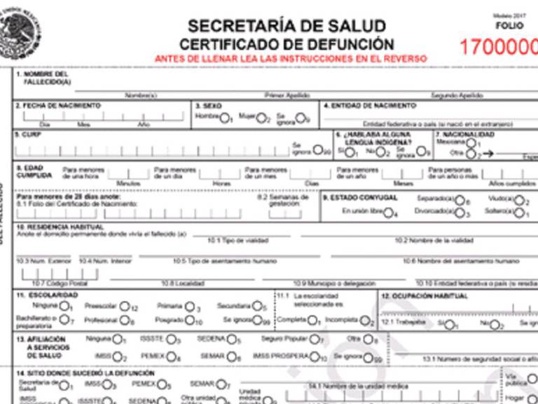 Cuál es el proceso para obtener una acta de defunción en México