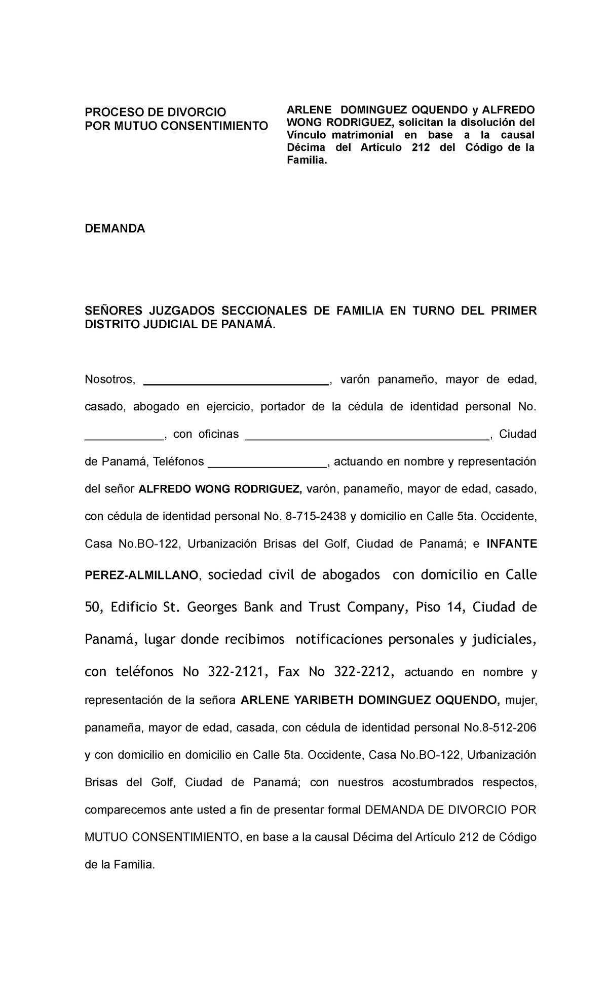 Cuál es el proceso para realizar un trámite de divorcio en Panamá