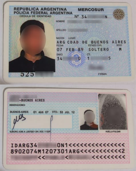 Cuáles son los requisitos para obtener una cédula de identidad en Argentina