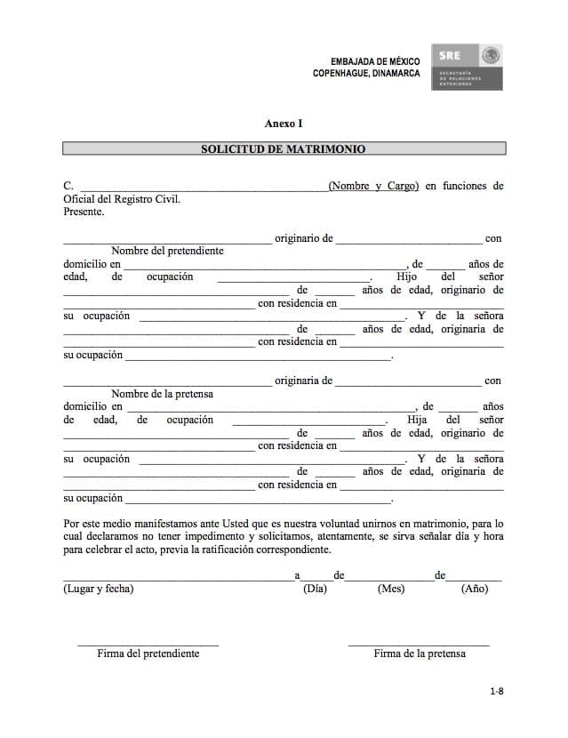Dónde puedo encontrar el formulario de solicitud de trámite en México
