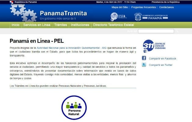 Puedo hacer trámites en línea en Panamá