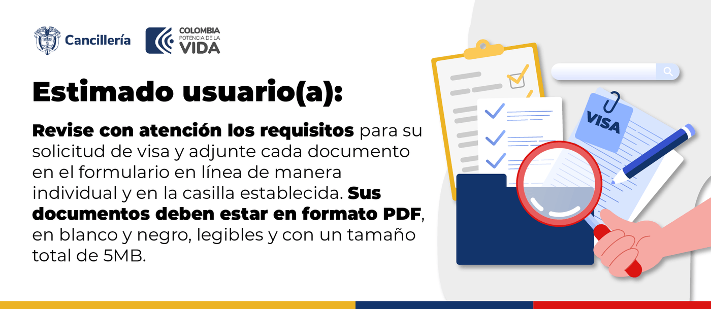 Qué documentos se necesitan para solicitar una visa de turista en Colombia