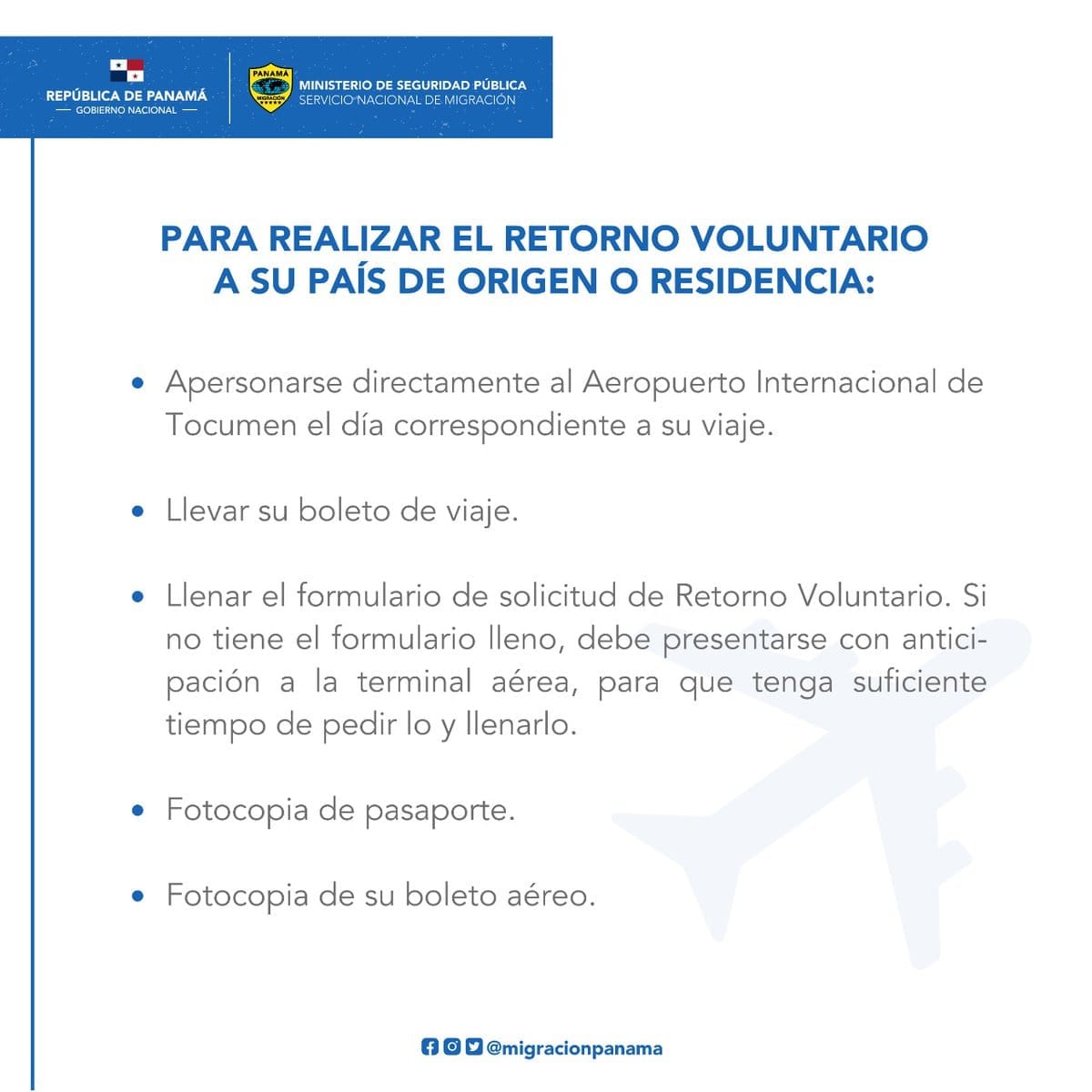 Qué trámites de migración debo realizar en Panamá