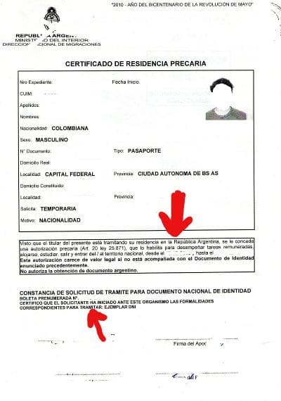 Qué trámites de migración debo realizar para establecerme en Argentina